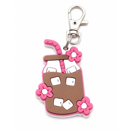 Flower Latte Bag Charm