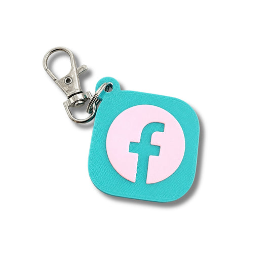 Facebook Bag Charm