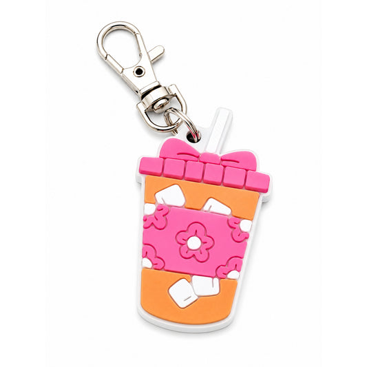 Coquette Iced Coffee Bag Charm