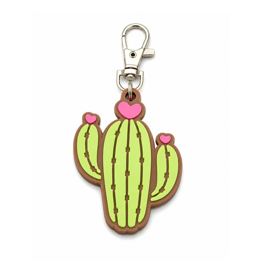 Cute Cactus Bag Charm