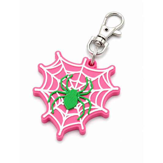 Spider Web Bag Charm