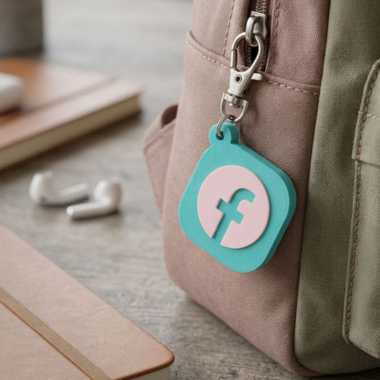 Facebook Bag Charm