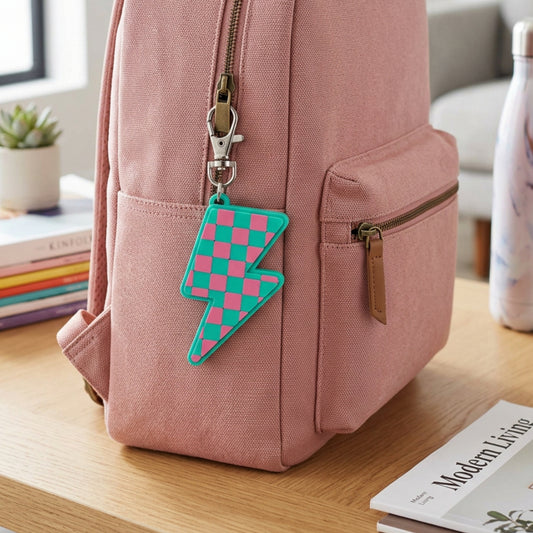 Lightning Bolt Bag Charm