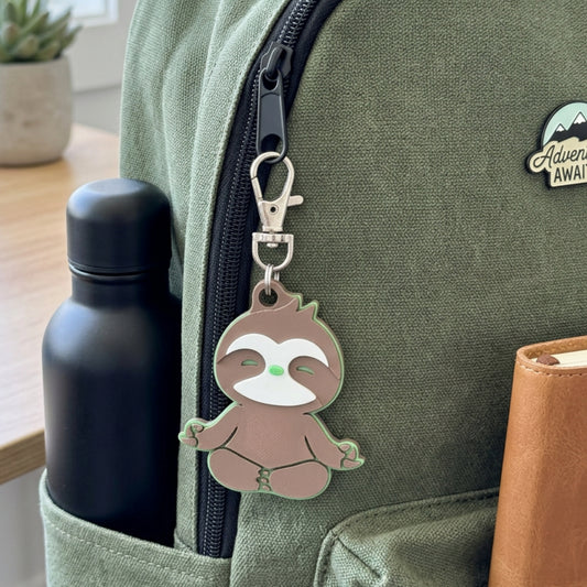 Zen Sloth Bag Charm