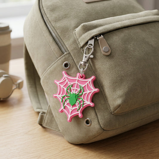 Spider Web Bag Charm